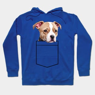 Puppy Breast Pocket Bag Hoodie